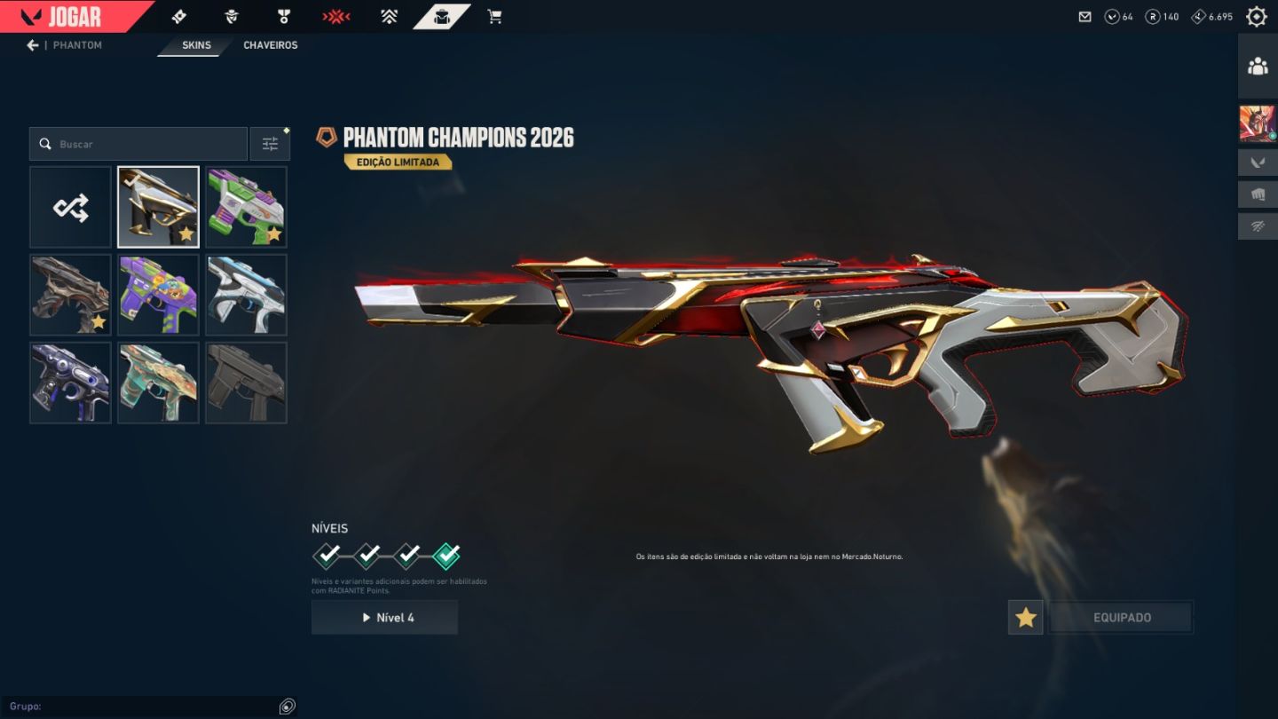 ACC DE VALORANT COM CHAMPIONS 2026, PCT KURONAMI - 2K GASTO VALOR NEGOCIÁVEL!!!