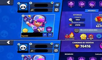 Conta brawl stars 2023 muito upada