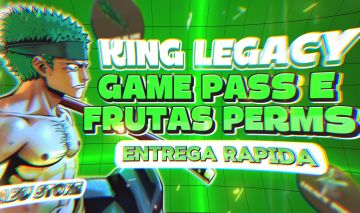 [PROMOÇÃO 50% DESCONTO!! ] Frutas PERMANENTES+ Game Pass | KING LEGACY
