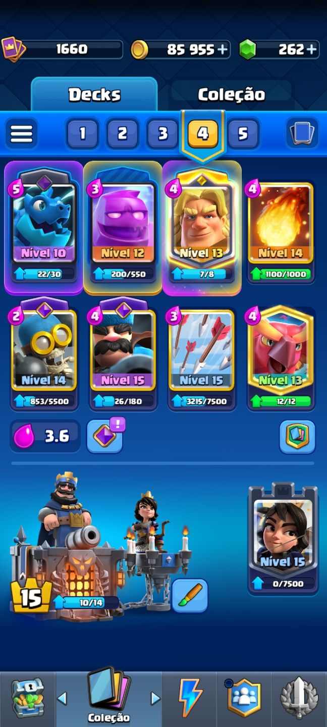 Conta Clash royale 11k troféus