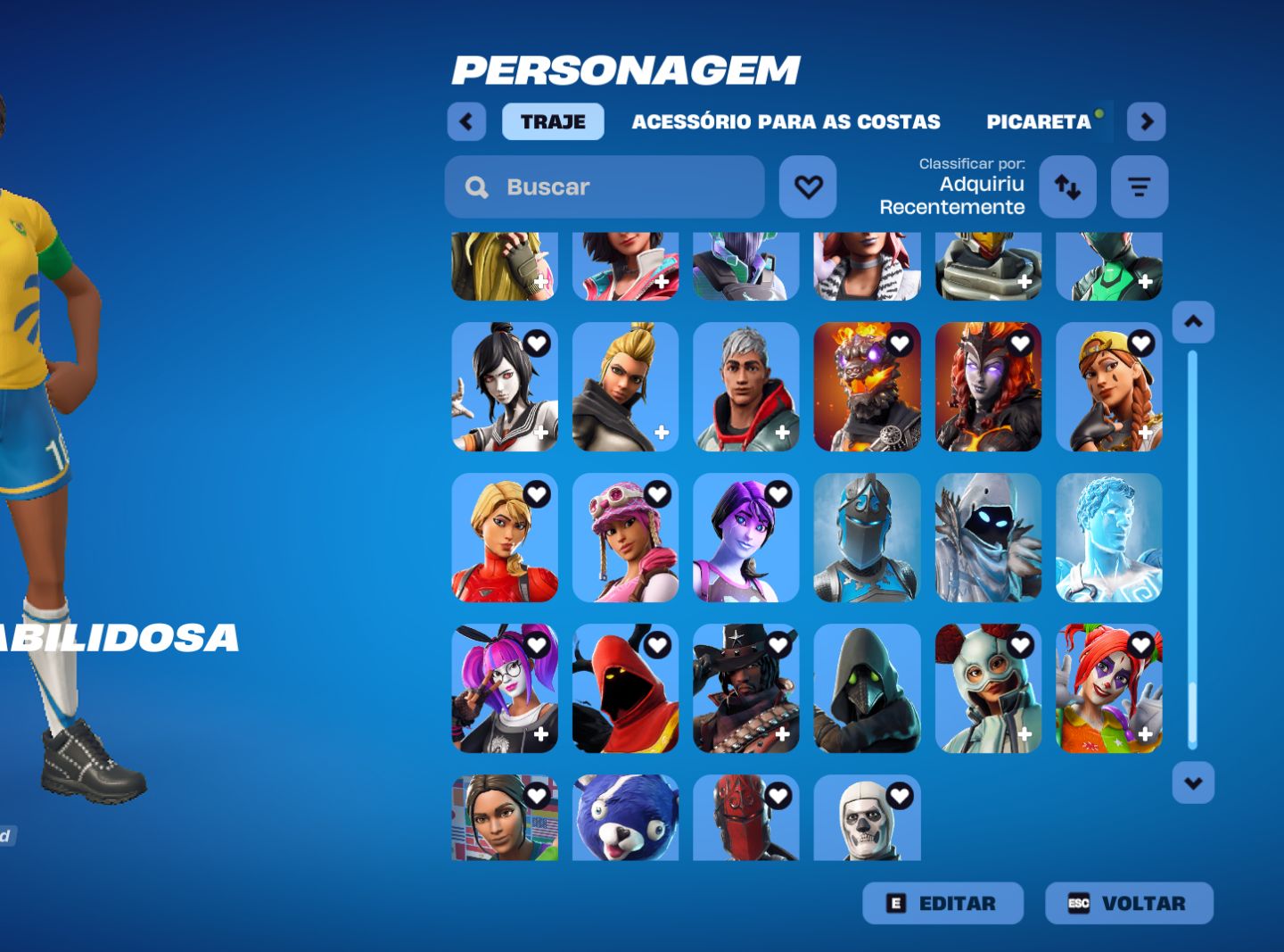 CONTA FORTNITE COM VÁRIAS SKINS | RARIDADES + CONTA COMPLETA