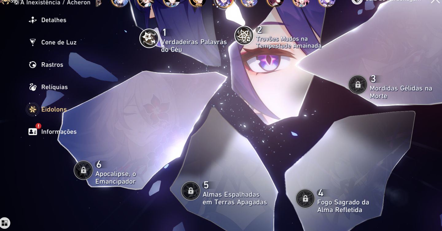 Conta end game star rail. Loba 999 E2/ Acheron E2/ Mortenax blade E2/ Firefly E2