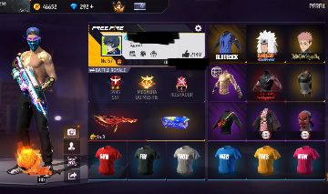 Conta ff com blue lock, scorpion, ump atributada, vem com 292 Dimas