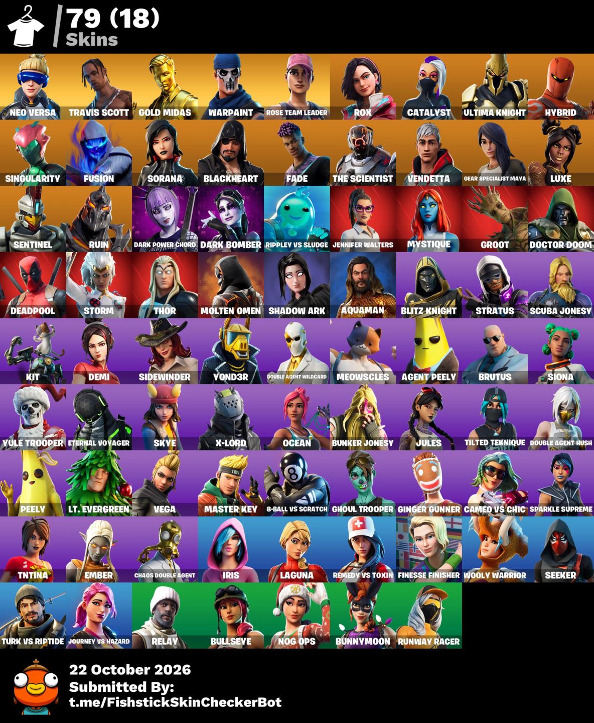 Conta Fortnite A VENDA, NEO VERSA + TRAVIS + SALVE O MUNDO COM V-BUCKS
