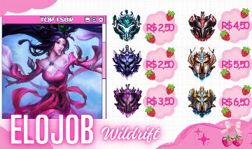 ELOJOB MAIN SUPORTE - MONARCA E LENDA WILDRIFT