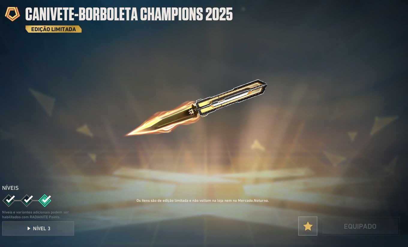 Conta valorant com vandal faca champions faca do vct 25