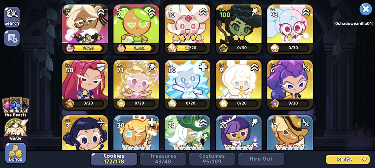 CONTA COOKIE RUN COM GLINDA, ELPHABA E GUERREIRAS DO KPOP FULL ACESSO!!!