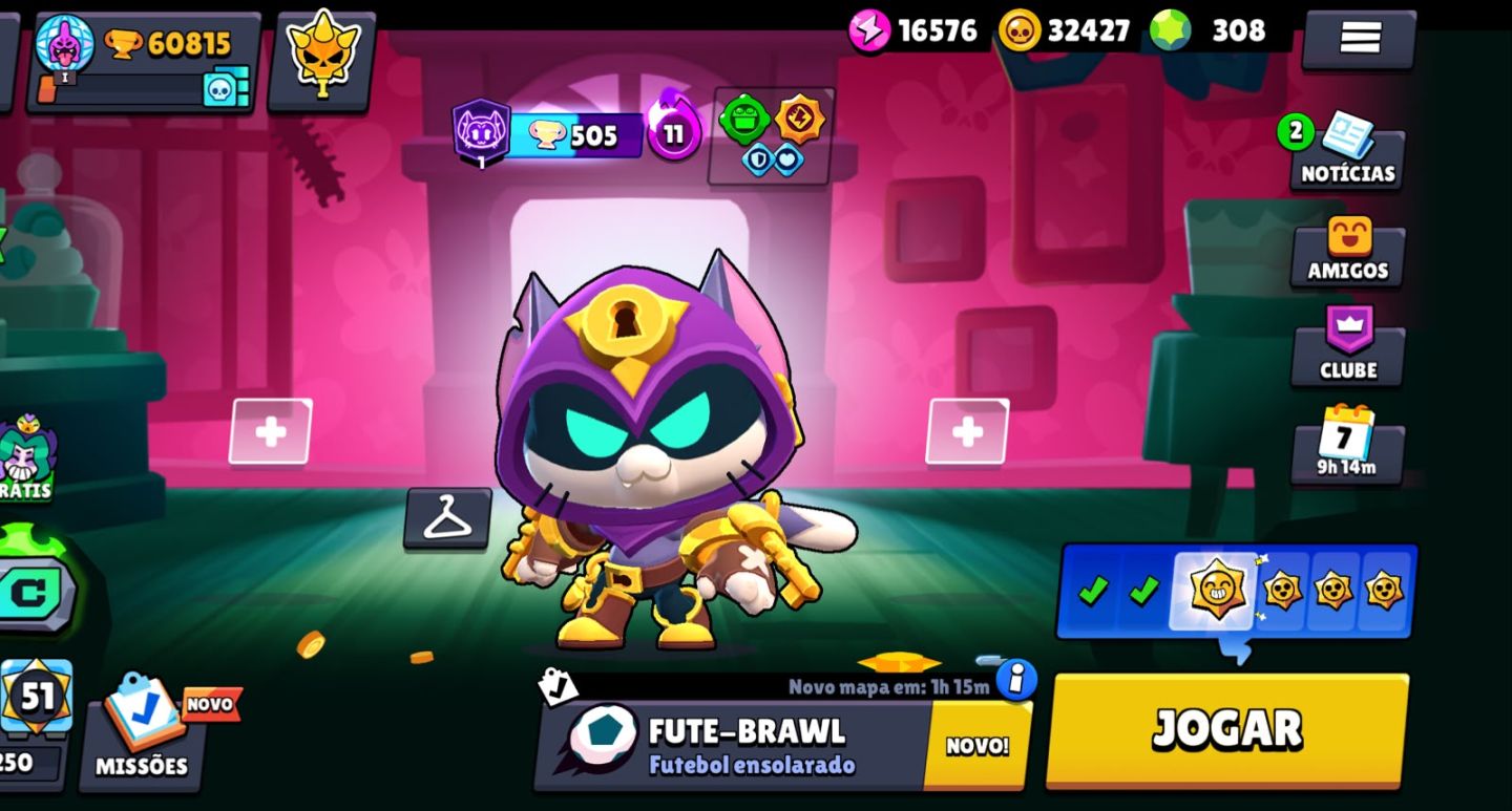 Conta Brawl Stars 60K - Todos os Brawlers