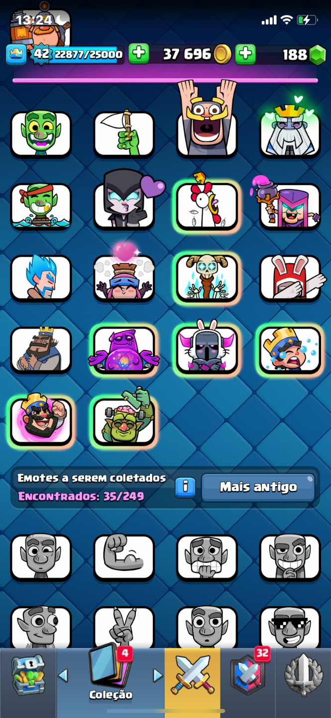 CONTA DE CLASH ROYALE BOA PARA INICIANTES !