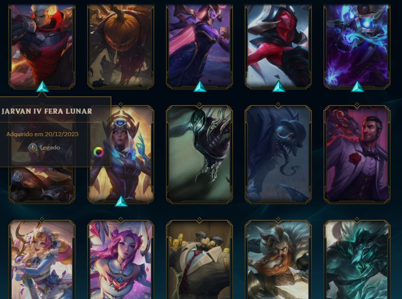 Conta League of Legends | All Champs | 262 Skins | MMR Alto | Prestígios 2022
