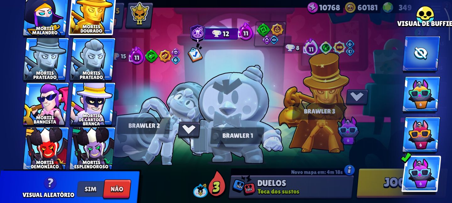 Conta Full, Alien Fama, 10 skin PRATA, 6 dourada e muita skin rara antiga