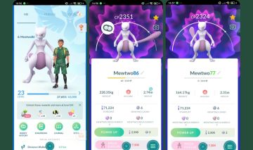 Pokémon GO Lv. 23 | 2x Mewtwo + Dialga Sombrio + Tapu Koko + Cresselia D400