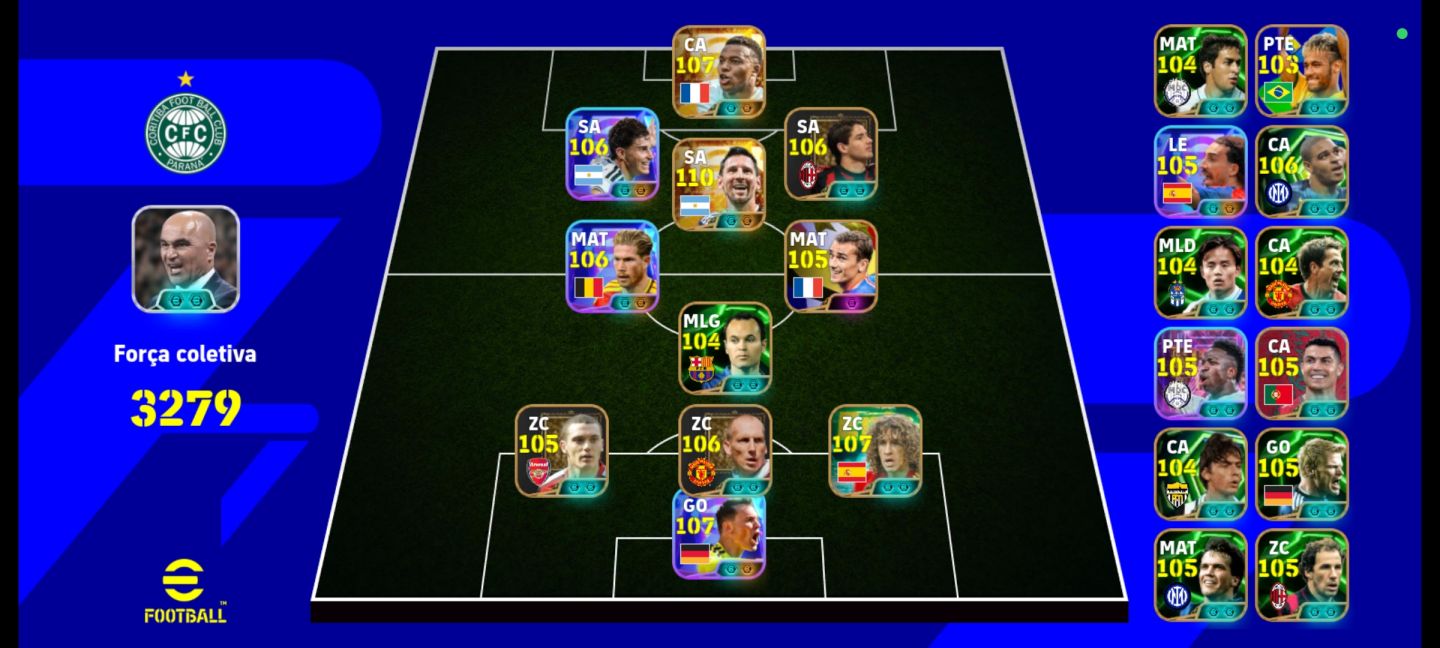 CONTA EFOOTBALL - MUITOS ÉPICOS