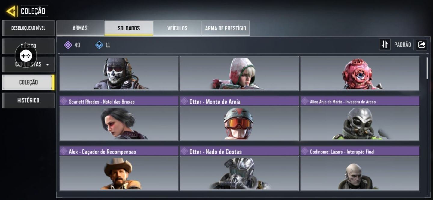 CONTA COD MOBILE 5 ARMAS LENDÁRIAS 100+ VEÍCULOS | 60 OPERADORES | COLEÇÃO RARA
