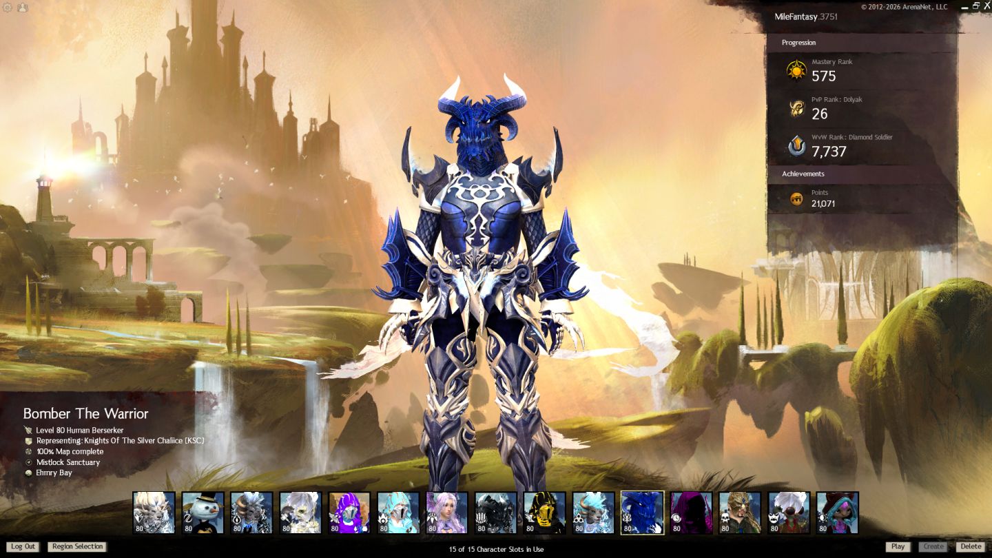 GUILD WARS 2 ENDGAME ACCOUNT | FULL LEGENDARY | 130K GOLD VALUE