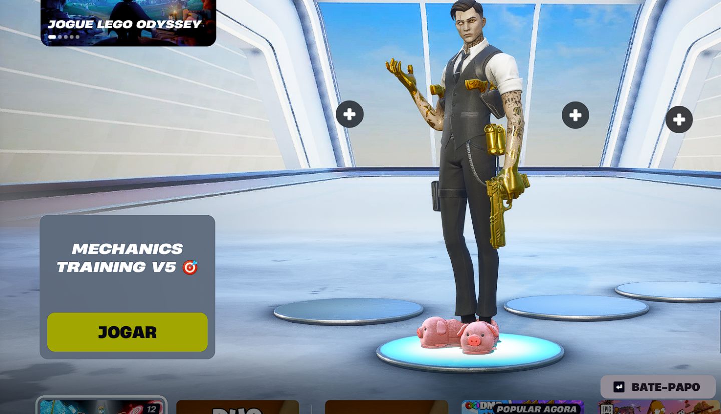 CONTA FORTNITE 610 SKINS + MACHADO LEVIATÃ