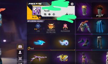 Conta de free fire (promoção)