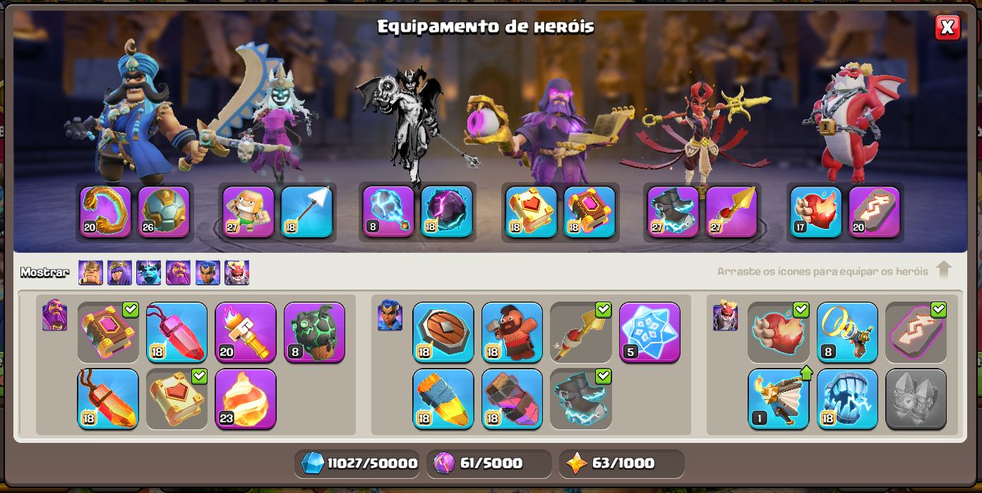 Conta Clash Of Clans, Cv18 Semi Full, Melhor Preço