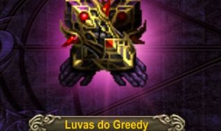 (Promoção)Luvas do Greedy FS+17 com 2 Furos Vermelhos Awell