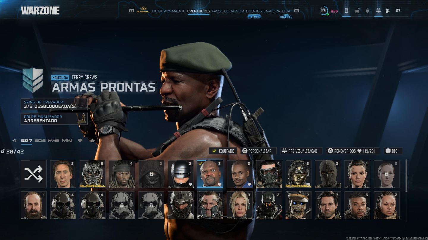 Conta Warzone com Gordao + vários blackcell BO7