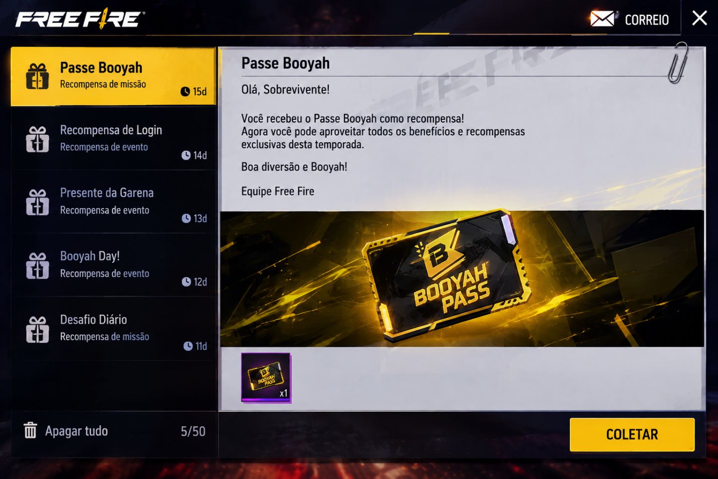 Passe Booyah Free Fire | Desbloqueie Recompensas