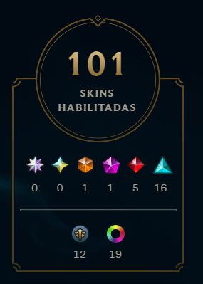 Conta LoL Diamante 3 - 01 PDL - 101 SKINS