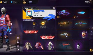CONTA FREE FIRE COM PASSES ANTIGOS UMP RUBY E 8 ANOS DE FREE FIRE