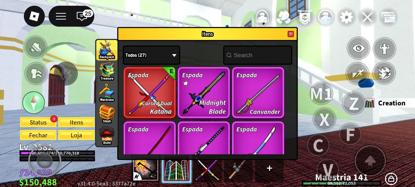 Conta Blox Fruits (Lv. 2582) | Godhuman & Dragon Talon MAX (600) | Cursed Dual