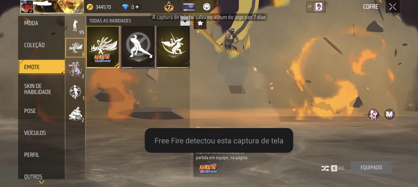 CONTA FF FULL RARA E GEMADA