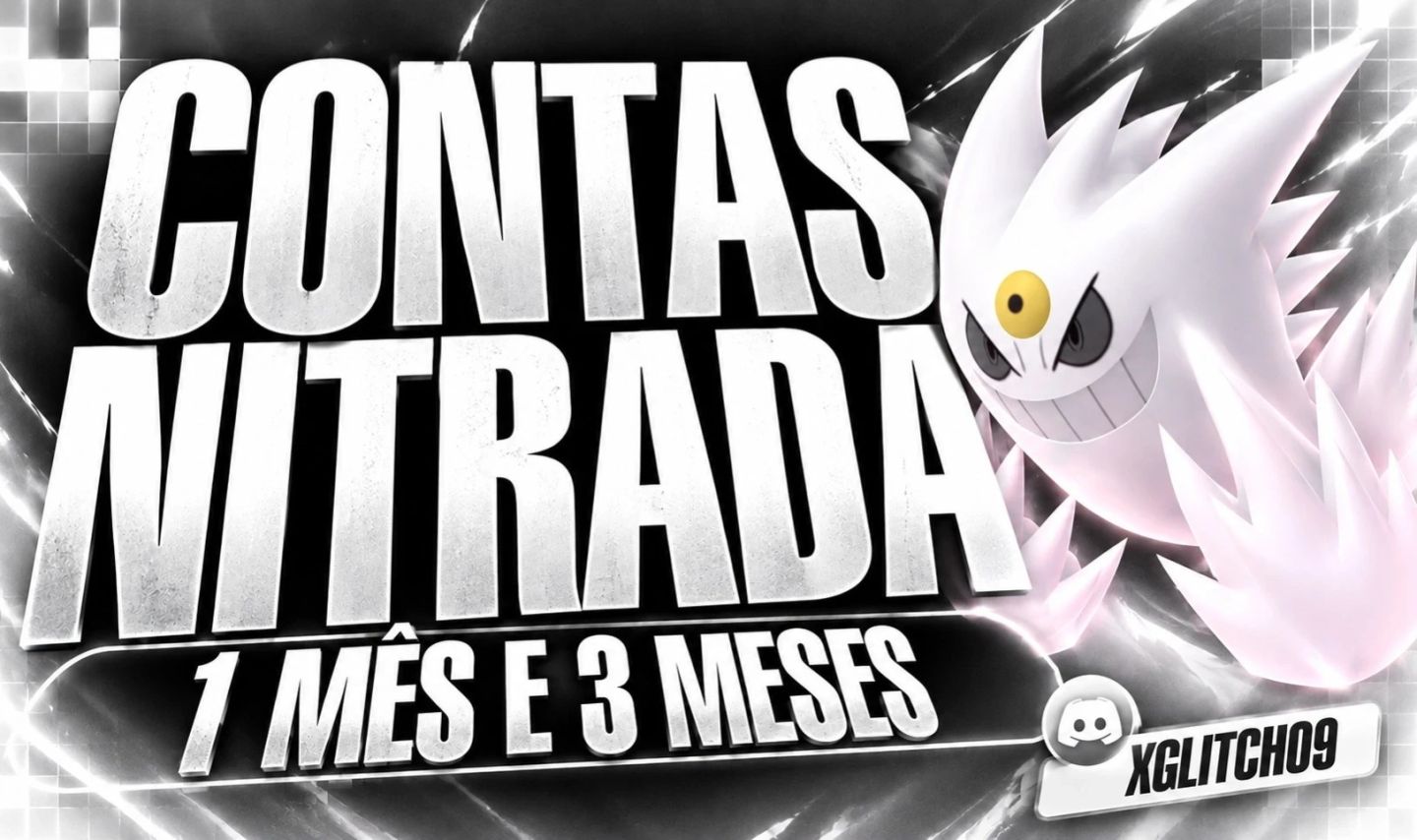 Discord - Conta Nitrada 1 Mês e 3 Meses de Nitro