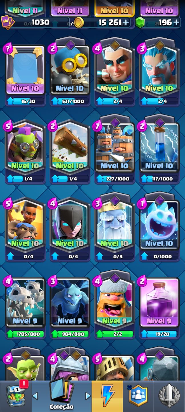 CONTA CLASH ROYALE - ARENA 16