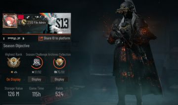 CONTA ARENA BREAKOUT MOBILE COM SKINS DE PERSONAGEM, ARMAS, T7 ETC