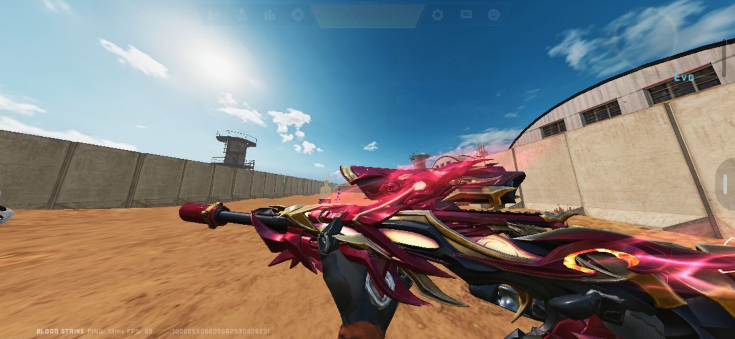 Conta BloodStrike com Karambit vermelha 95% de desconto oferta maluca