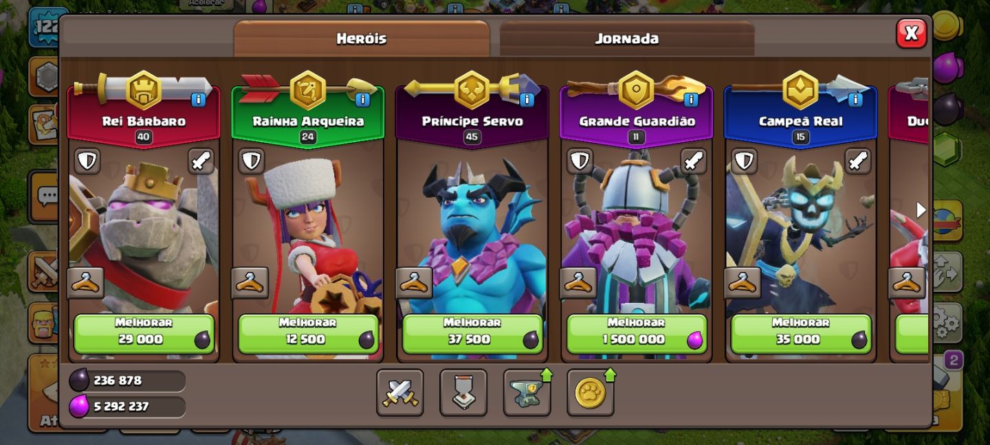 Conta clash of clans antiga upando do CV 17