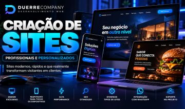 Criação de Sites Profissionais Landing Pages, Lojas Virtuais e Sistemas