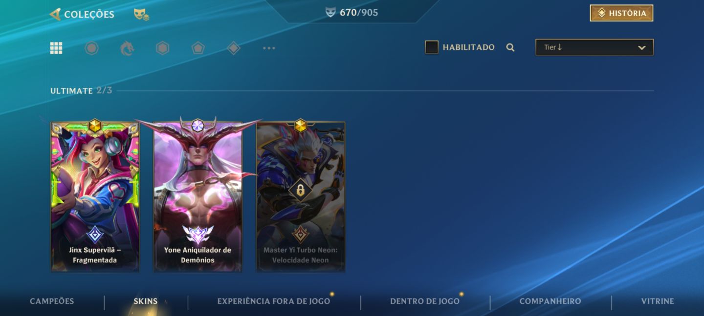 Conta de League of Legends WildRift