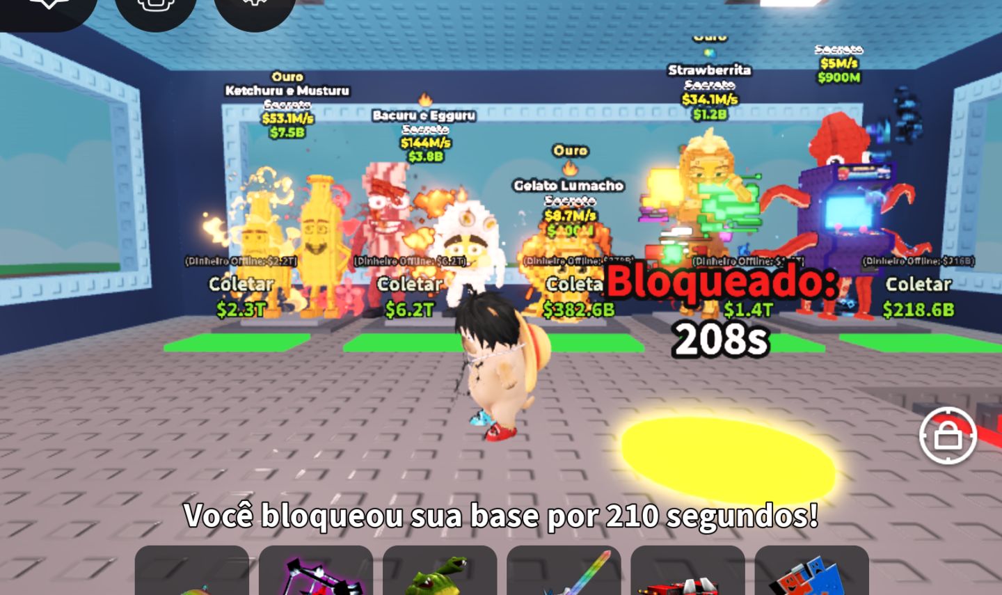 BASE DE STEAL A BRAINROT RARA DEMAIS