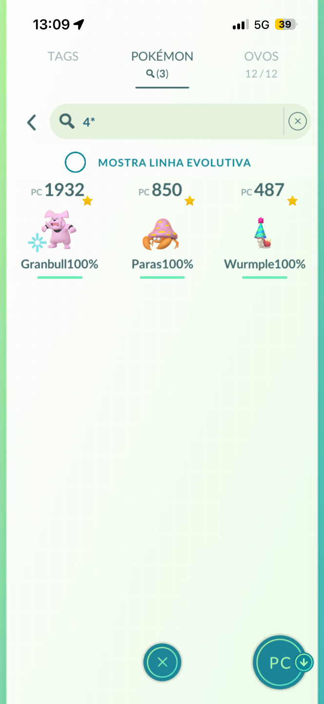 Conta de Pokémon level 46