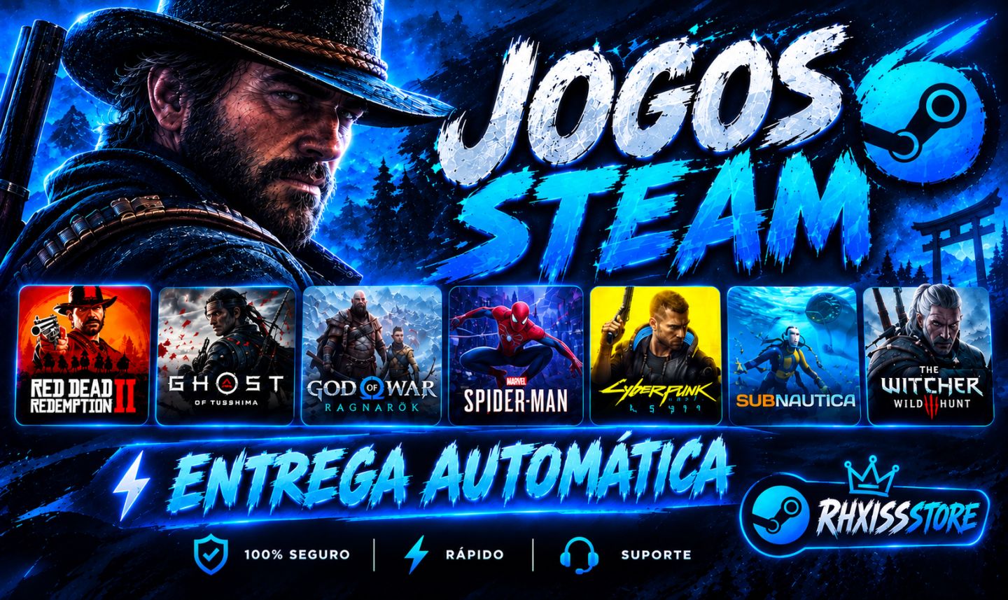 JOGOS DA ATUALIDADE | CONTAS STEAM OFFLINE [PROMOÇÃO RELÂMPAGO]