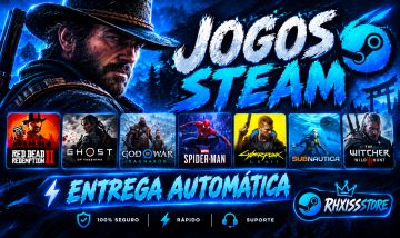JOGOS DA ATUALIDADE | CONTAS STEAM OFFLINE [PROMOÇÃO RELÂMPAGO]