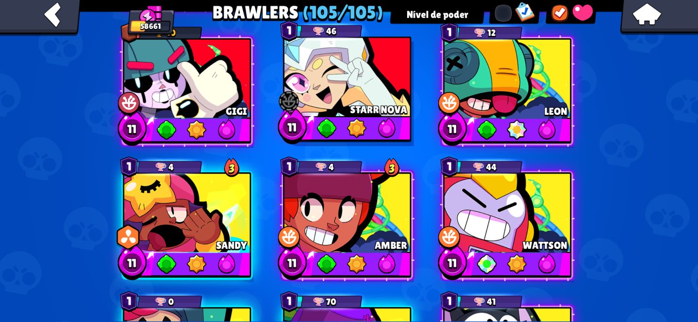 Conta Brawn Stars 2020 58K | Skins RARÍSSIMAS e Coleções Exclusivas