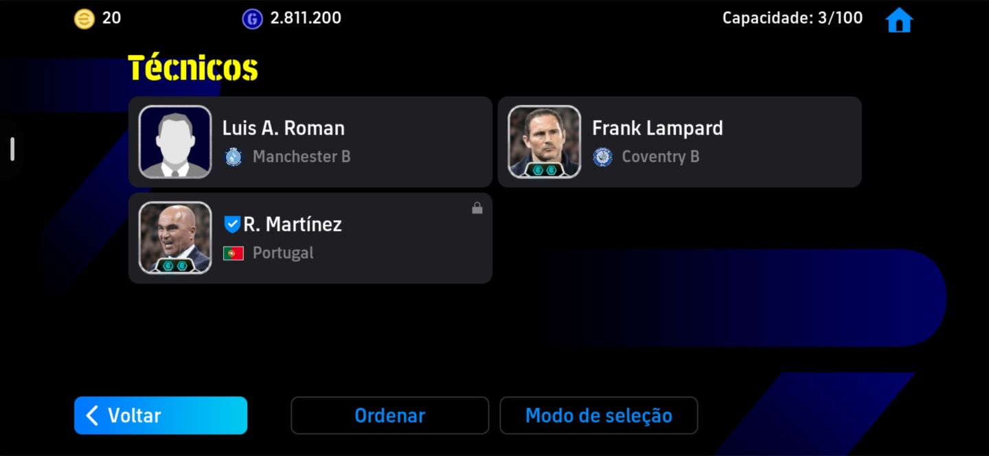 Conta de efootball