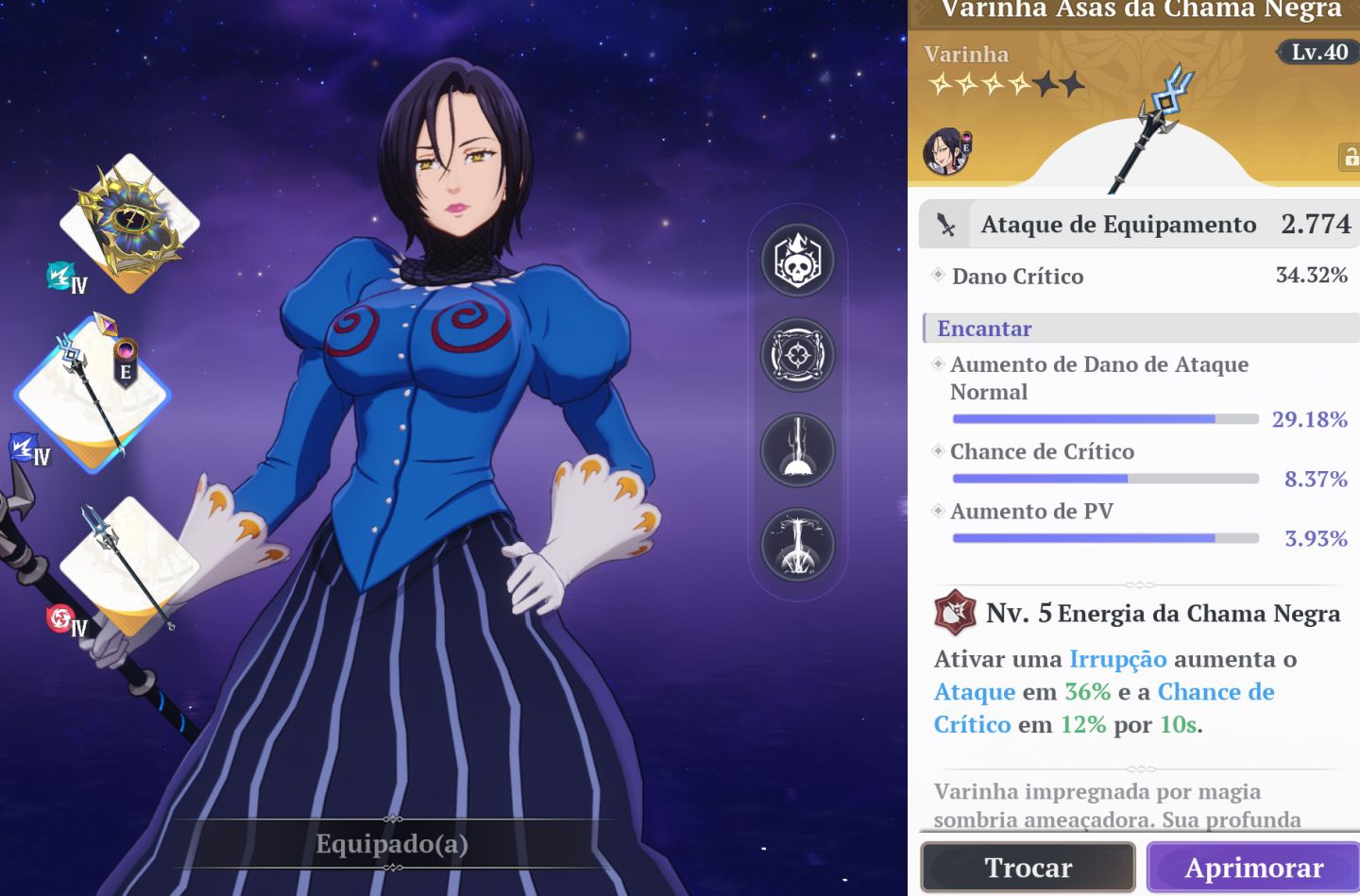 CONTA NANATSU ORIGIN: MERLIN P7+ELIZABETH P6+ KHALA P6....