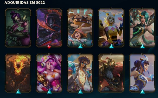 Conta League of Legends Nível 348 | 120 Skins | Ouro 4 | Ótimo Custo-Benefício