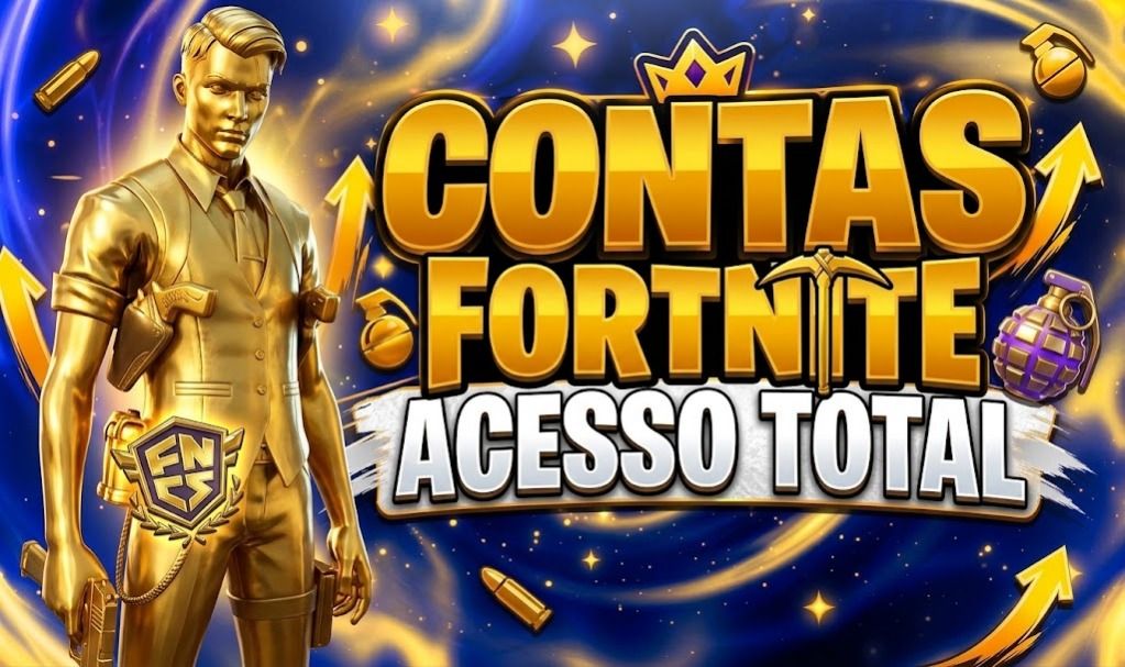CONTA FORTNITE 76 SKINS COM PASSE ATUAL