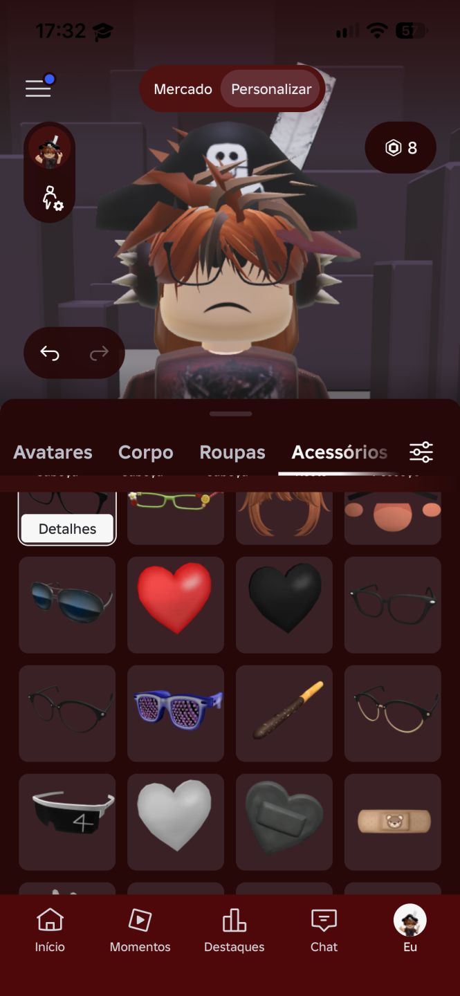 Conta Roblox cnp masculina e feminina