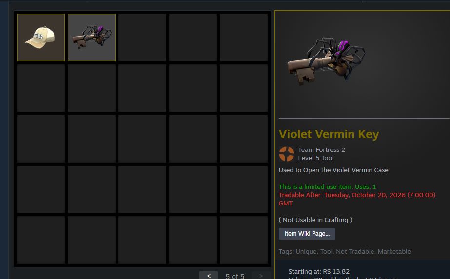 Conta P2P Team Fortress 2 (Itens duplicados de conquista)