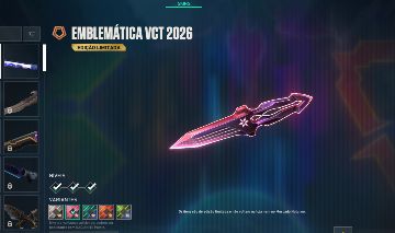 CONTA VALORANT COM FACA VCT 2026