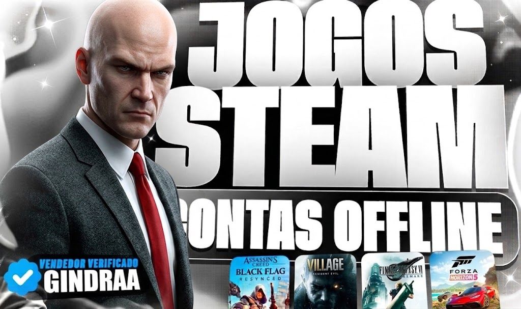 ( MELHORES CONTAS ) JOGOS PARA PC - CONTA STEAM OFFLINE | ENTREGA AUTOMÁTICA