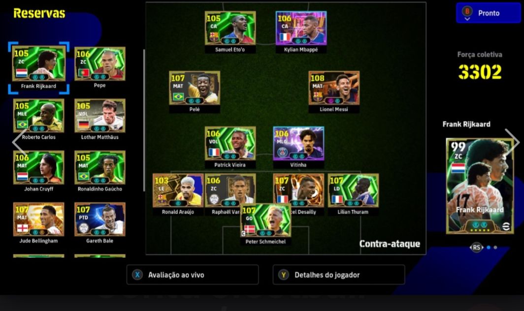 Conta Efootbal Xbox e Steam Varios Jogadores Metas Para sair Rapido